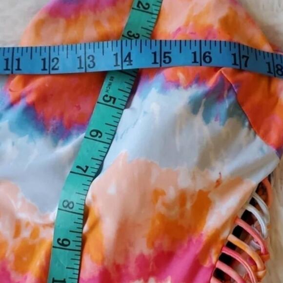 Kenneth Cole‎ Reaction Womens Tidal Wave One Piece Swimsuit Plus Size 2X New - Picture 5 of 12